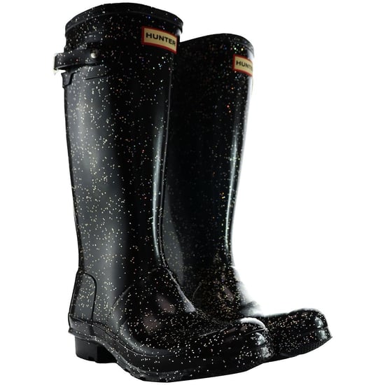 Hunter Reuze Glitter Kinder Zwart Laarzen - Image 2