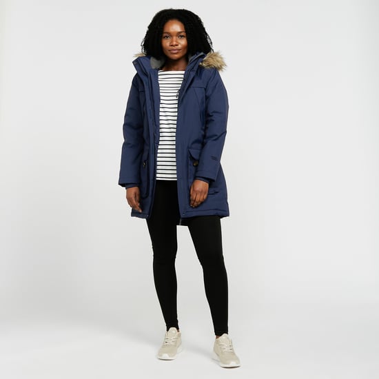 Peter Storm Women's Paloma Waterproof Parka Jacket with Faux Fur Lined Hood, Winter Coat