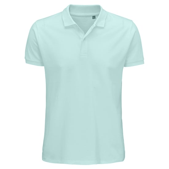 SOLS Heren Planet Pique Organisch Poloshirt (Arctisch blauw) - Image 1