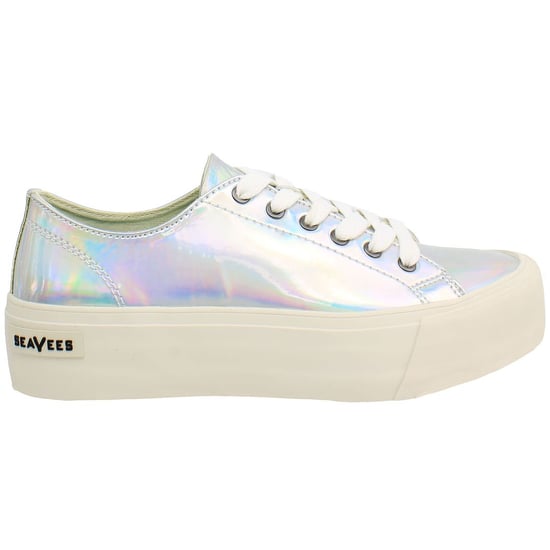 Seavees Monterey Platform Sun Valley Dames Zilveren Schoenen - Image 1