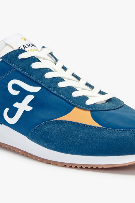 Farah Blue 'Santo' Casual Lace Up Trainers