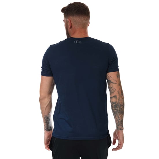 Men's Under Armour Sportstyle Left Chest Short Sleeve T-Shirt in Navy