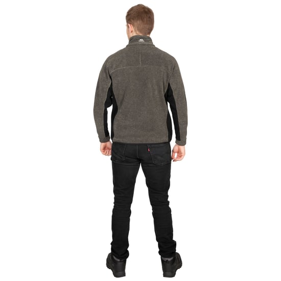 Trespass Mens Jynx Full Zip Fleece Jacket (Olive Stripe)