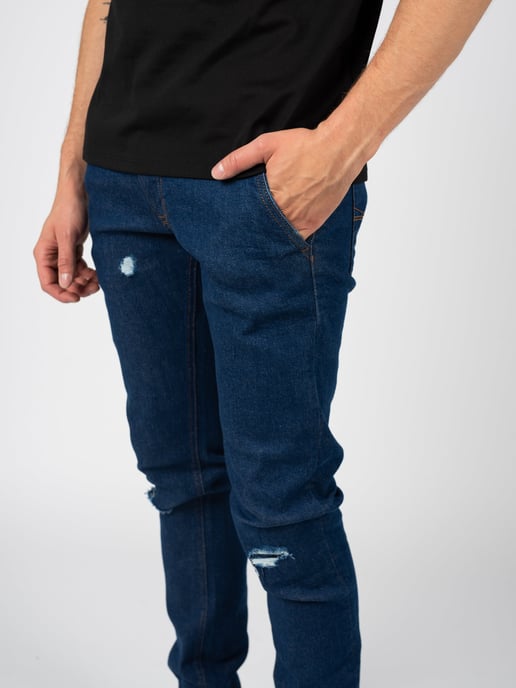 Guess Jeans Slim Tapered Mannen blauw - Image 5
