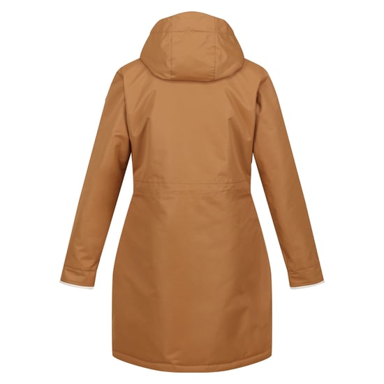 Regatta Womens/Ladies Romine Waterproof Parka (Rubber/Light Vanilla)