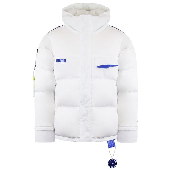 Puma x Ader Fout Lange Mouw Zip Up Wit Heren Donzen Pufferjas - Image 1