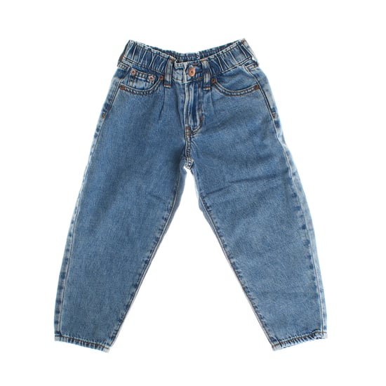 High-waisted barrel jeans 725740 for girls