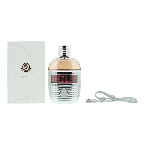 Moncler Pour Femme Refilable With Led Screen Eau De Parfum 150ml Spray For Her