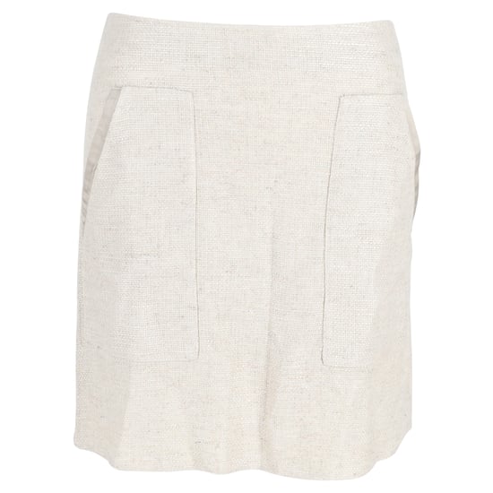 Emporio Armani Suit Miniskirt in Crème Linnen - Image 1