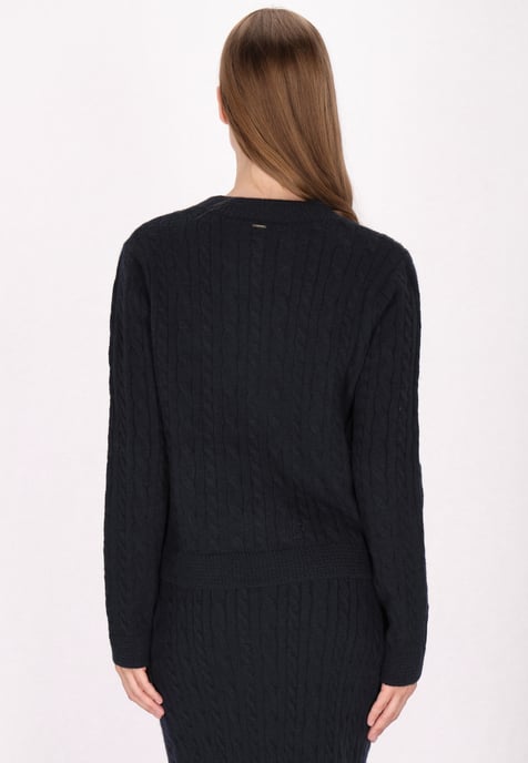 Dreimaster Vest Dames marine - Image 4