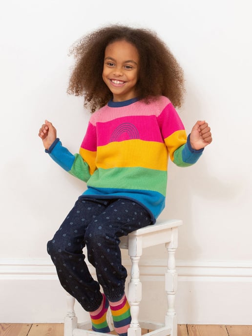 Kite Clothing Rainbow Jumper
