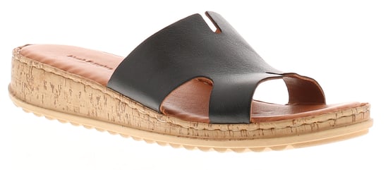 Hush Puppies Dames Sandalen Lage Hakken Eloise Leer Slip On zwart - Image 1