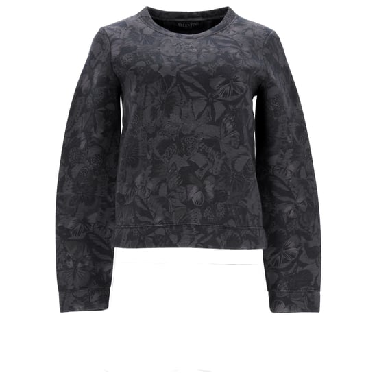 Valentino Vlinderprint Sweater in Grijze Katoen - Image 6