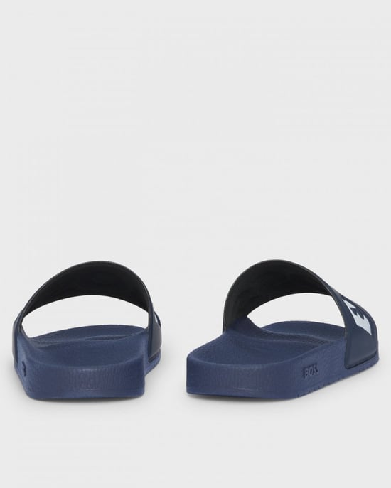 BOSS Orange Aryeh Herenslippers van Italiaanse Maak met Groot Logo Detail - Image 3