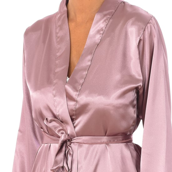 Cross 3/4 sleeve robe with drawstring closure 2116 woman
