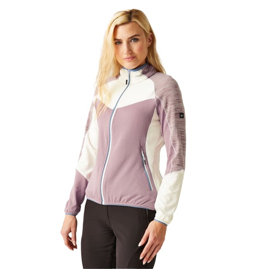 Regatta Womens/Ladies Hepley II Full Zip Fleece Jacket (Heather/White)