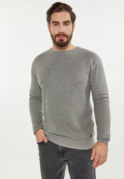Dreimaster Jumper Heren grijs melange - Image 3