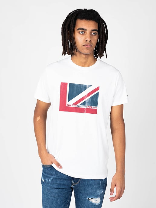 Pepe Jeans T-shirt Ramone Mannen Wit - Image 2
