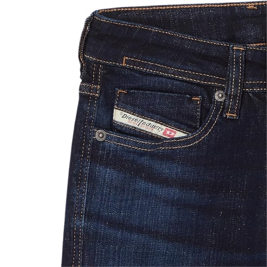 Diesel Sleenker donkerblauwe denimjeans - Image 4
