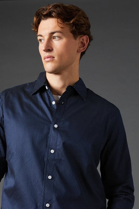 Polka Dot Long Sleeve Shirt - Image 4