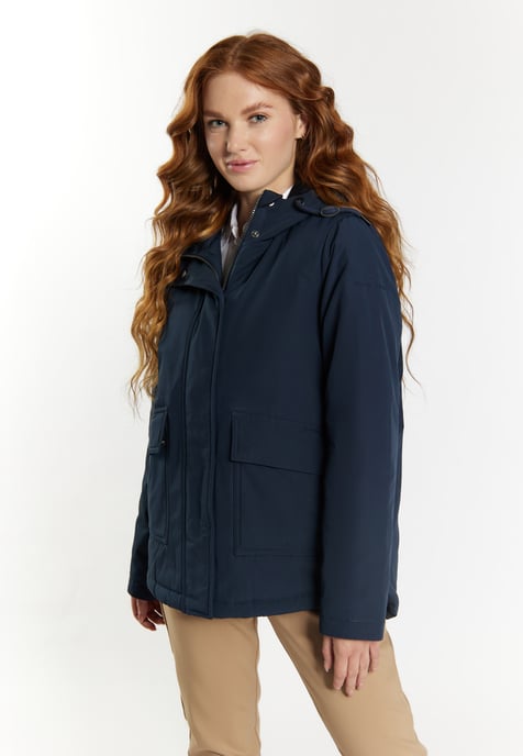 Dreimaster Arctische winterjas Dames nachtblauw - Image 3
