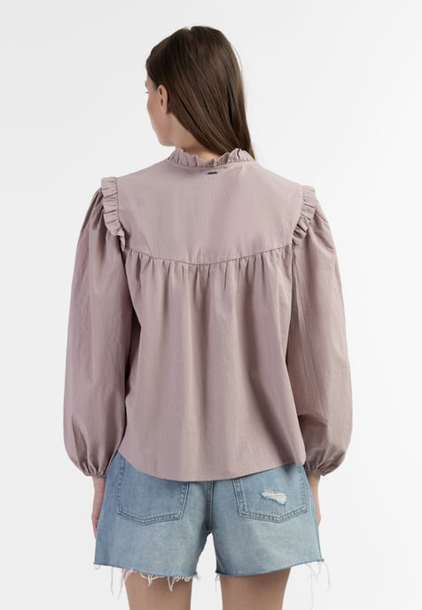 Dreimaster Blouse Dames oud roze - Image 4