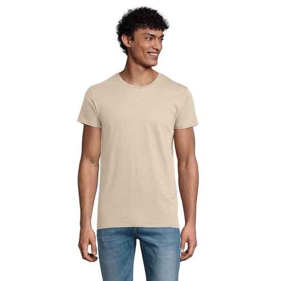 SOLS Heren Pioneer Biologisch Katoenen T-Shirt (Natuurlijk) - Image 1