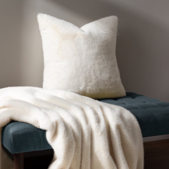 Paoletti Stanza Faux Fur Polyester Filled Cushion