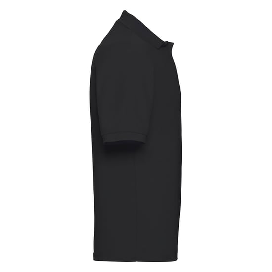 Russell Heren Klassiek Polycotton Poloshirt (Zwart) - Image 3