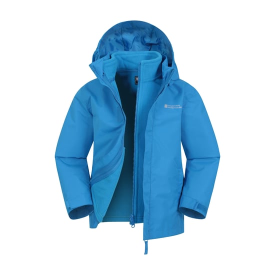 Mountain Warehouse Kinder/Kinder Fell 3 in 1 Waterafstotend Jasje (Helder Blauw) - Image 1