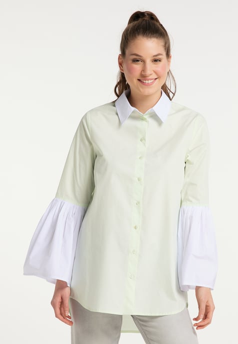 Mymo Blouse Dames licht mint - Image 3