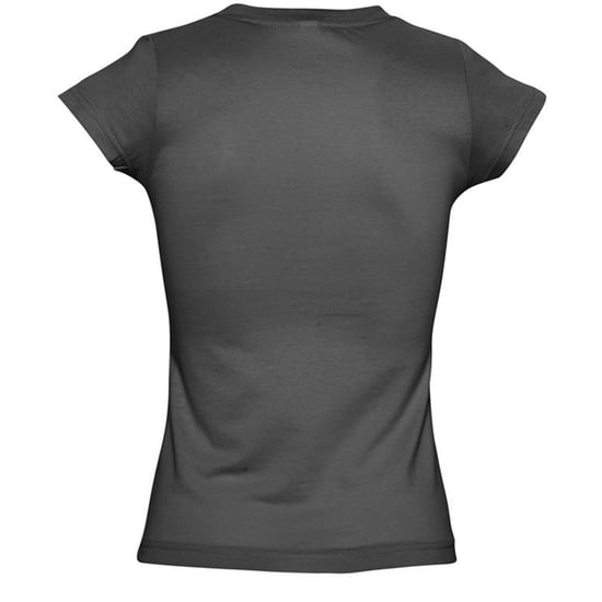 SOLS Dames/dames Maan V Hals T-Shirt met korte mouwen (Donkergrijs) - Image 2