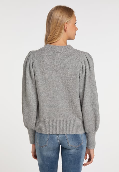 Mymo Vest Blonda Dames grijs melange - Image 4