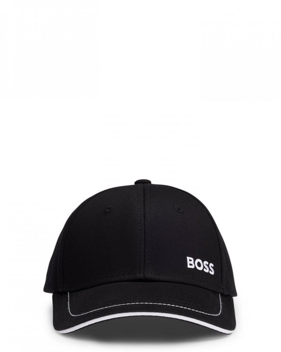 BOSS Green Cap-1 Heren Katoen-Twill Pet Met Logo Detail - Image 2