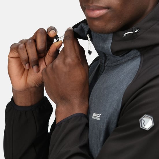 Regatta Mens Arec III Jacket (Ash Grey Marl/Black)