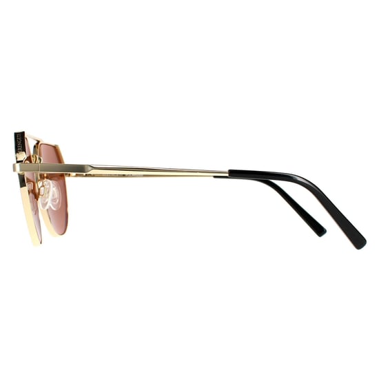 Serengeti Aviator Unisex Shiny Light Gold Saturn Drivers Gold Polarized Shelby