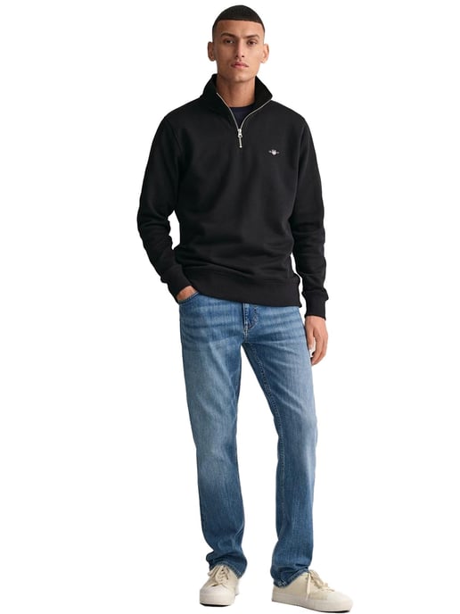 Gant heren Shield Sweatshirt met halve rits - Image 4