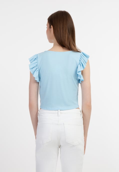 Mymo Top Dames lichtblauw - Image 4