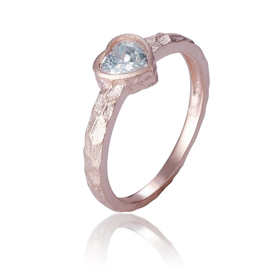 Orphelia 'Nora' Women's 925 Sterling Silver Set: Necklace + Ring - Rose SET-7435