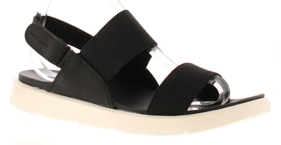 Hush Puppies Dames Sandalen Plat Selena Klittenbandsluiting zwart - Image 1