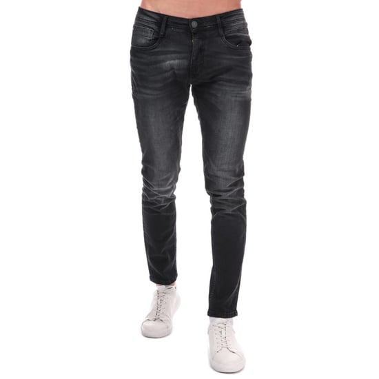 Men's Duck and Cover Maylead Slim Fit Jeans in Black - Image 1