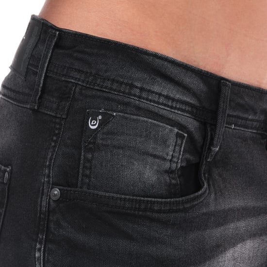 Men's Duck and Cover Maylead Slim Fit Jeans in Black - Image 6