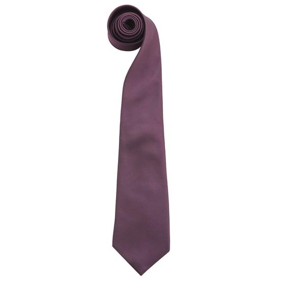 Premier Mannen “Kleuren” Effen Mode / Zakelijke Stropdas (Paars) - Image 1