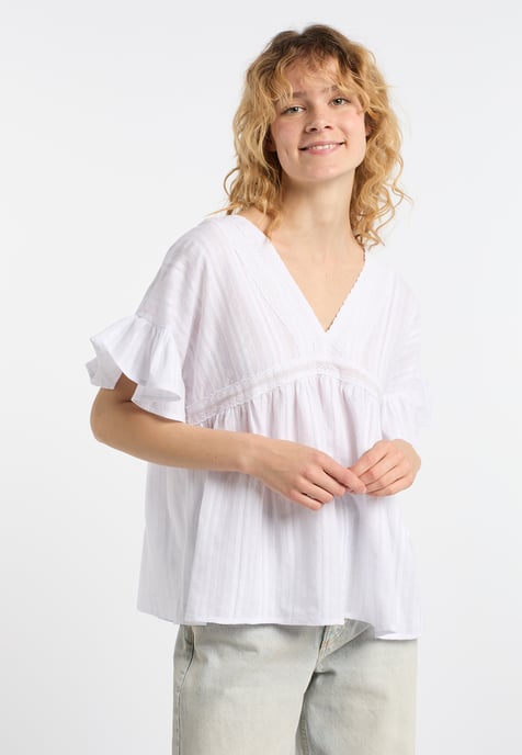 Dreimaster Tuniek Dames wit - Image 3