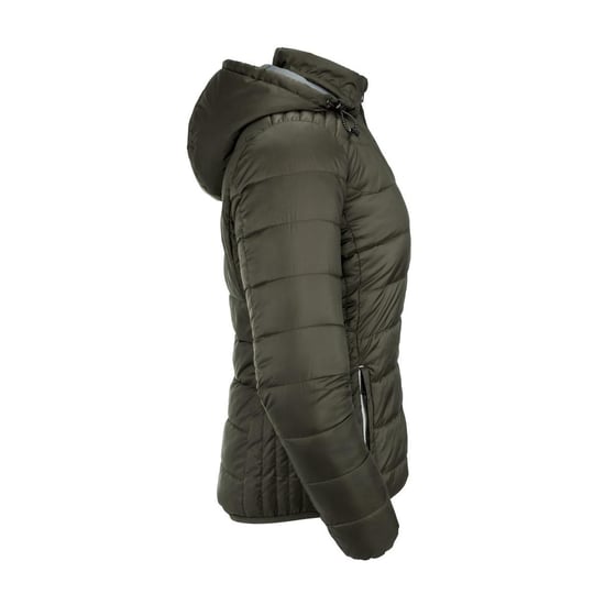 Russell Dames/dames Hooded Nano Jacket (Donkere Olijf) - Image 2