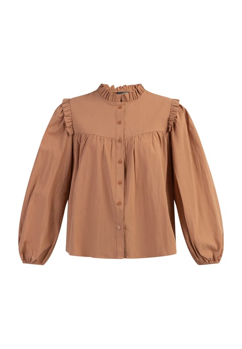 Dreimaster Blouse Dames lichte roest - Image 1