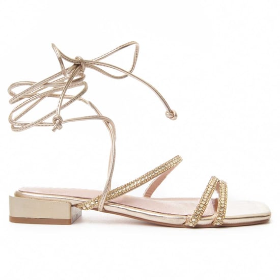 Montevida Platte Sandalen Sandsum In Goud - Image 1