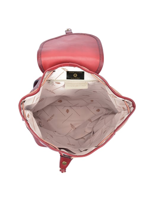 Anna Luchini SS22 AL 3053 Rood Rundleer Tas - Image 3