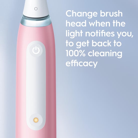 Oral-B iO3 Electric Rechargeable Toothbrush with 3 Cleaning Modes, Blush Pink