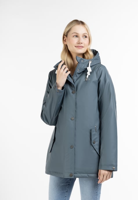 ICEBOUND Gewatteerd regenjack Dames blauw-grijs - Image 3